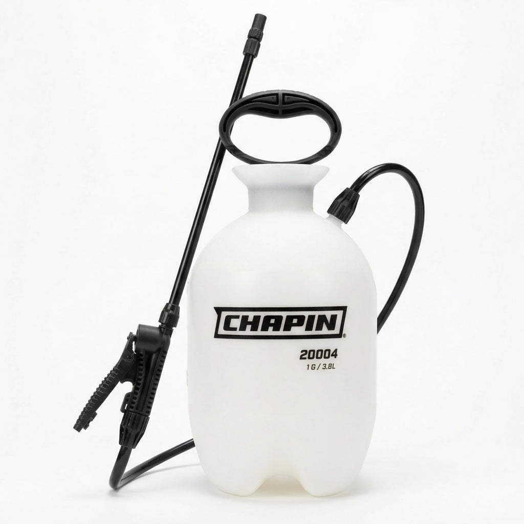 CHAPIN 20004 SureSpray 1-Gallon Pump Sprayer for Lawn, Garden & Weeds | See fluid levels at a glance; the funnel top makes filling easier, while the adjustable nozzle and 34-in hose extend reach