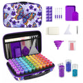ZORETCO Diamond Painting Storage Case, 60 Slots Diamond Art Kits for Adults | Portable Bead Organizer Box, Diamond Art Supplies Storage for Rhinestones, Gem, Diamond Painting Accessories and Tools