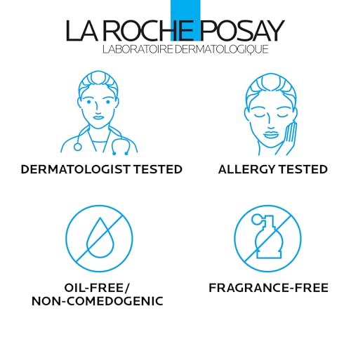 La Roche-Posay Toleriane Hydrating Gentle Facial Cleanser, with Niacinamide | Face cleanser with niacinamide & ceramides, safe for sensitive skin. Daily face wash for normal to dry skin, fragrance free.