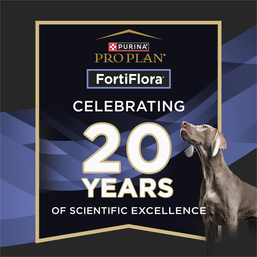 Purina Pro Plan Veterinary Supplements FortiFlora Dog Probiotic Supplement | FortiFlora Probiotic Supplement with strain of probiotics promotes intestinal health and can help management of diarrhea