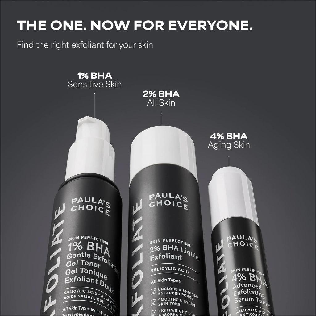Paula's Choice SKIN PERFECTING 2% BHA Liquid Leave-On Exfoliant | Gentle Salicylic Acid Leave-On Facial Exfoliator for Blackheads, Enlarged Pores, Wrinkles & Fine Lines