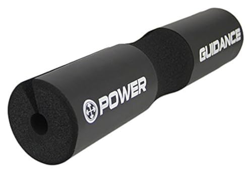 POWER GUIDANCE Barbell Squat Pad - Neck & Shoulder Protective Pad - Great for Squats, Lunges, Hip Thrusts, Weight Lifting & More - Fit Standard and Olympic Bars Perfectly