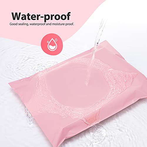 Fuxury Poly Mailers 14.5x19 Inch 50pc Shipping Bags for Small Business Pink | Mailing Envelopes for Clothing,Self Seal Shipping Envelopes Waterproof Poly bags Durable Packaging Bags