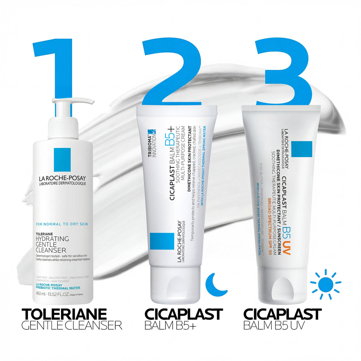La Roche-Posay Cicaplast Balm B5, Barrier Repair Cream for Dry Skin | Skin healing cream with centella asiatica, shea butter & panthenol. Multi-purpose face, body & hand balm. Baby safe.