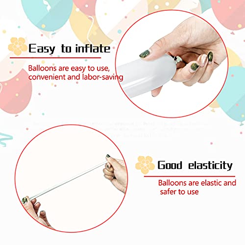100Pcs clear 260 Balloons Clear Long Skinny Latex Balloon for Animal Ballons, Premium Quality Balloons for Beginners Baloons Making Kid's Carnivals Party Decoartion
