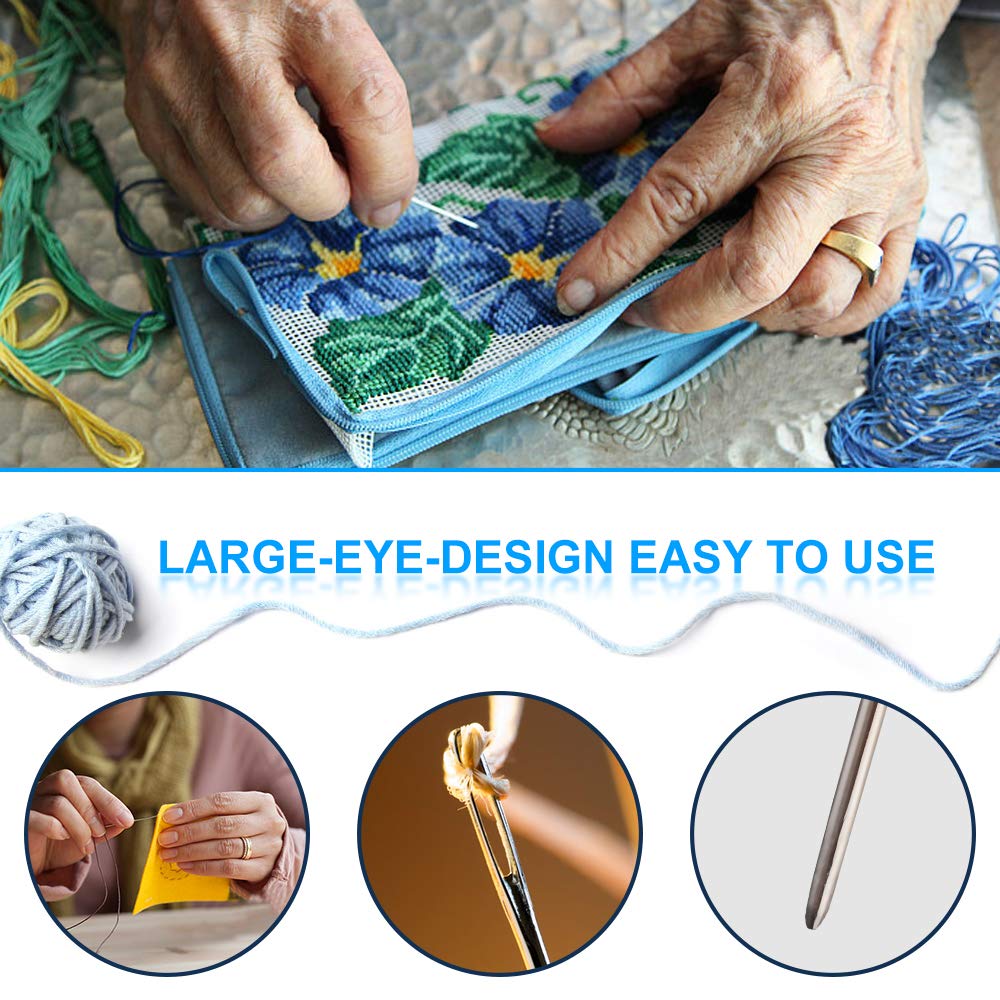 Vodiye 14 Sizes Crochet Hooks Set, 2.0-10.0mm, Metal Crochet Needles | Crochet Hooks for Beginners and Craft Lovers with Ergonomic Crochet Needles for Comfortable Crocheting and DIY Yarn Projects