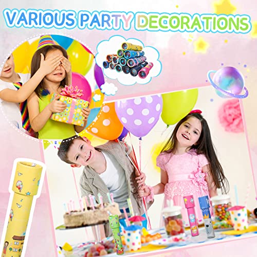 Chivao 30 Pcs Classic Kaleidoscope for Kids Party Favors, Cute Style | Bulk Kaleidoscopes, Classroom Rewards, Goodie Bag Stuffers, Birthday Gifts, Random Animal Patterns, Vintage Optical Toys