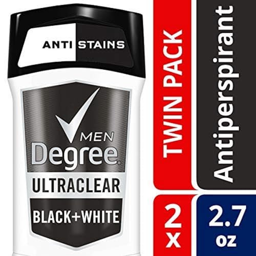 Degree Men UltraClear Antiperspirant Deodorant, 2 Count, 2.7 oz | For long days, provides 72-hour sweat and odor protection with MotionSense Technology.