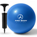 ProBody Pilates Ball Small with Pump - 9 Inch Small Exercise Ball | Anti-Burst, Latex-Free, PT-Grade, Between-Knees Stabilizer, Barre & Postpartum, Pump, Yoga Ball Small