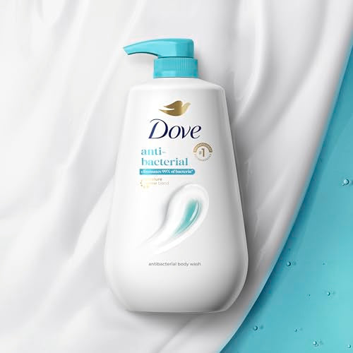 Dove Body Wash Antibacterial For All Skin Types 30.6 oz Pump, Sulfate Free | Dove Antibacterial Body Wash eliminates 99% of bacteria while nourishing skin with a sulfate-free formula