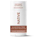 Native Deodorant Contains Naturally Derived Ingredients, 72 Hour Odor Control | Deodorant for Women and Men, Aluminum Free with Baking Soda, Coconut Oil and Shea Butter | Coconut & Vanilla