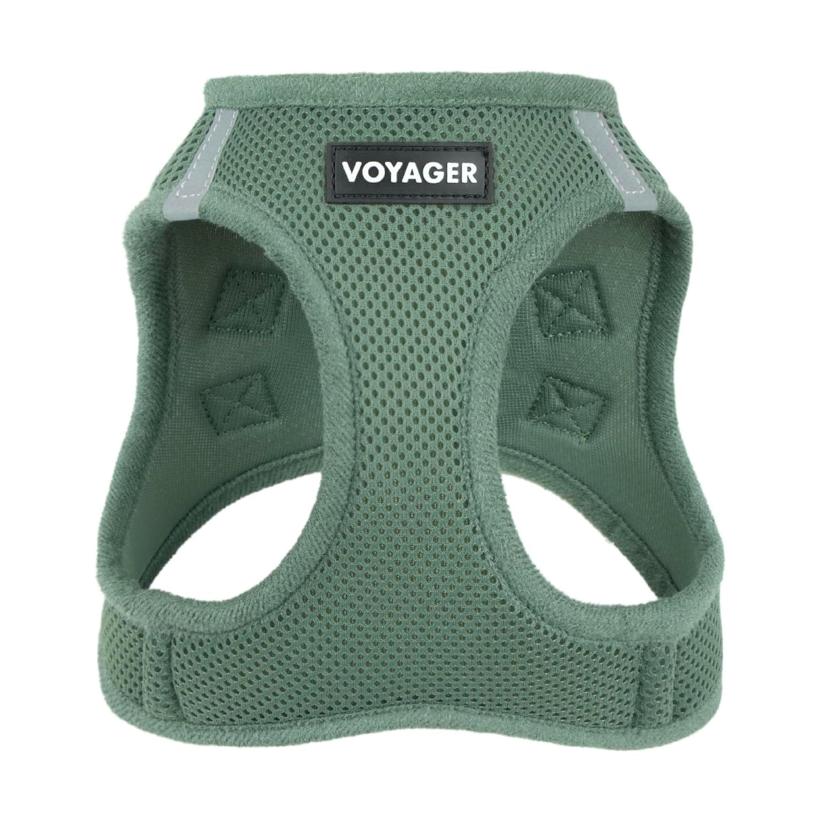 Voyager Step-in Air Dog Vest Harness - Moss Green, Small | 14.5-16" in Chest, Reflective Bands, All Weather Breathable Air Mesh, Cats Compatible, Lightweight, Fast Drying