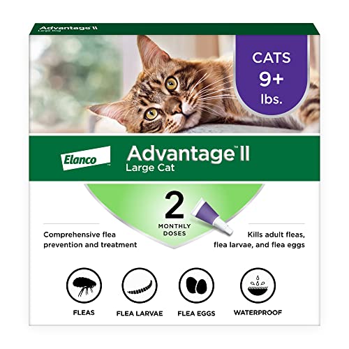 Advantage II Large Cat Topical Flea Treatment & Prevention, 2ct