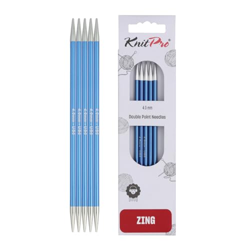 KnitPro Zing Double Pointed Needles 6" (15cm) | US Size 6 (4mm)