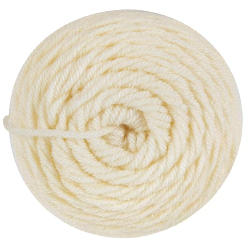 Hobby Lobby I Love This Yarn, 100% Acrylic, Ivory, Set of 2 | 4 Medium Weight, 355 Yards Per Skein, For Crocheting & Knitting