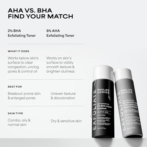 Paula's Choice SKIN PERFECTING 2% BHA Liquid Leave-On Exfoliant | Gentle Salicylic Acid Leave-On Facial Exfoliator for Blackheads, Enlarged Pores, Wrinkles & Fine Lines