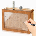 10000 Savings Challenge Box, Money Saver Box 10k Smash, Wooden Digital Save Piggy Bank for Adults Kids, Cash Vault Wooden Savings 10,000 Dollar, Caja De Ahorros, Cashbox Kakeibo