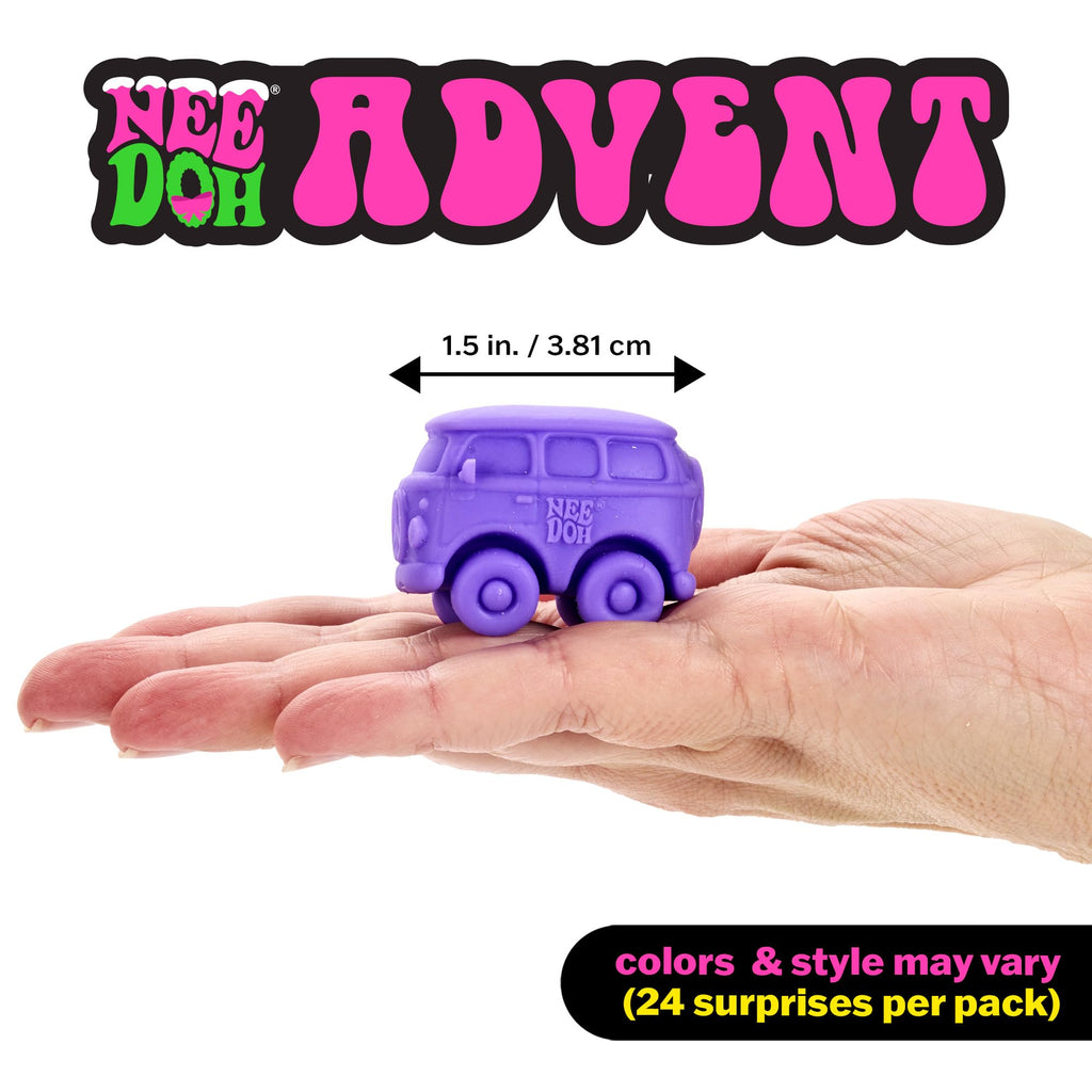 Schylling NeeDoh Squishmas Advent Calendar (Pack of 1) | Christmas Countdown with 24 Mini Squeeze Toys