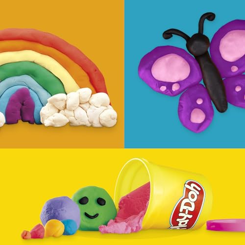 Play-Doh Jewel Colors Bulk 12-Pack of 4-Ounce Cans | Back to School, Prizes & Party Favors, Kids Arts & Crafts, Preschool Toys, Ages 2+ (Amazon Exclusive)