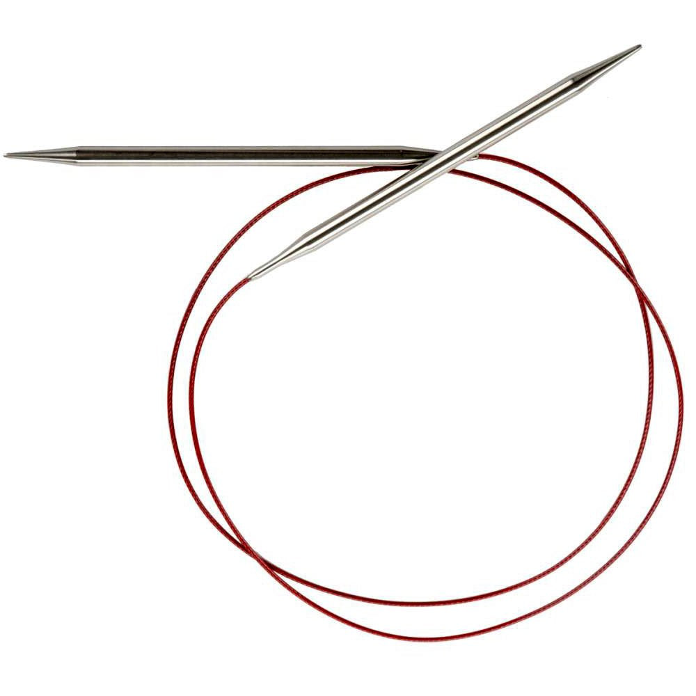 ChiaoGoo SS Red Lace Circular, 40-Inch (100 cm), US 1 (2.25 mm)