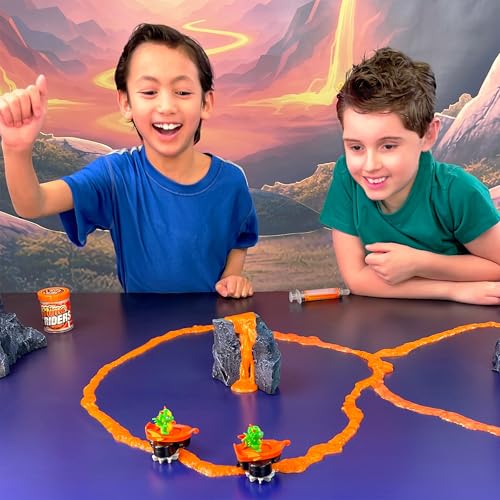 Slime Riders Motorized Rechargeable Toy Car Slime Race Track Builder Kit | The Original Slime Rider - Draco The Dragon