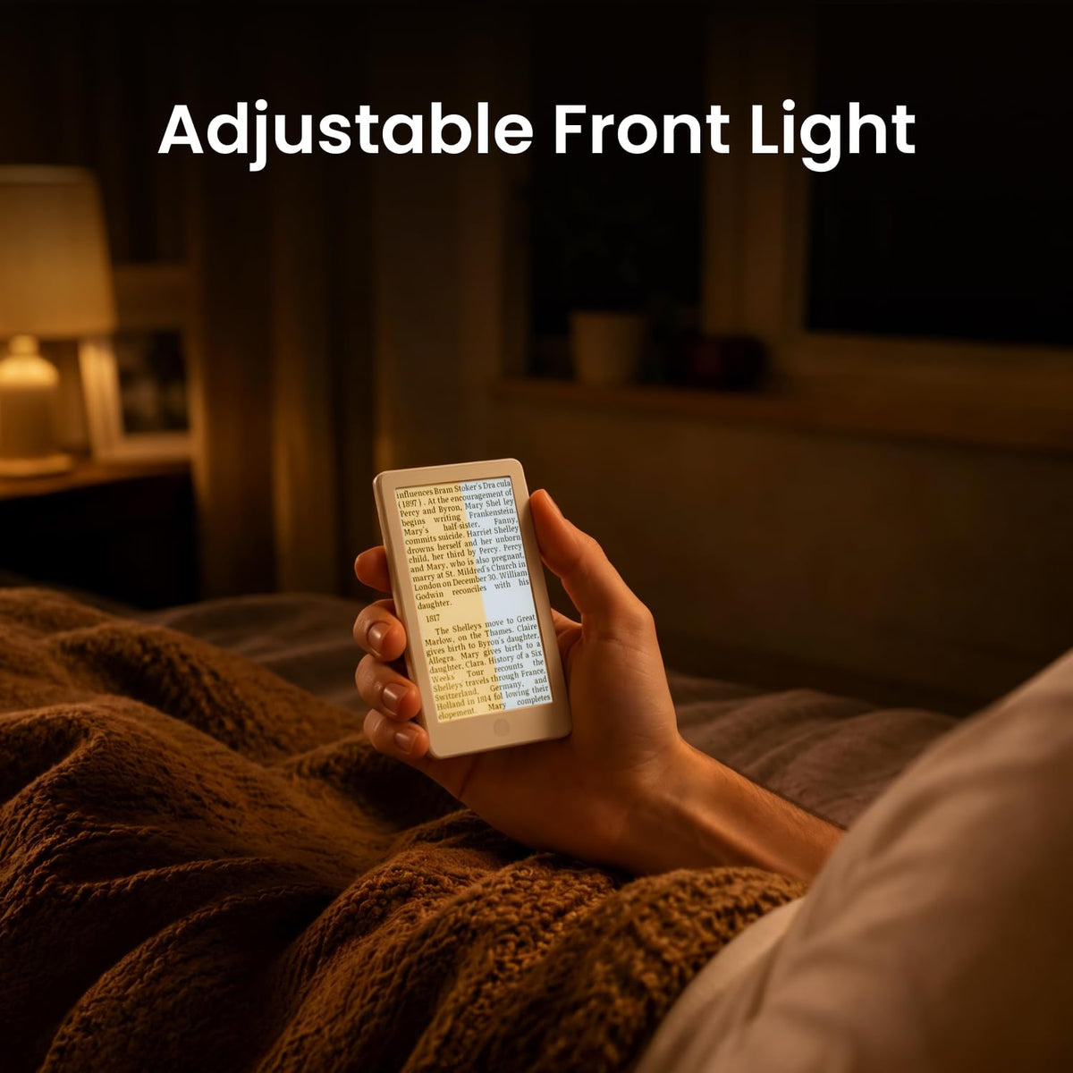 XTEINK X4 Pro 4.3" ebook Reader with Front Light & Touchscreen, Space Black | 4.3" E-Book reader with adjustable front light, touch/gesture control, physical buttons, 1100mAh battery & magnetic charging