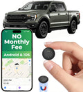 GPS Tracker for Vehicles, Real-Time Tracking for Android & iOS w/Magnetic | No Monthly Fee / No SIM Card, Works with Android Find Hub & iOS Find My, Hidden GPS Tracker Devices for Cars/Motorcycle/Bikes