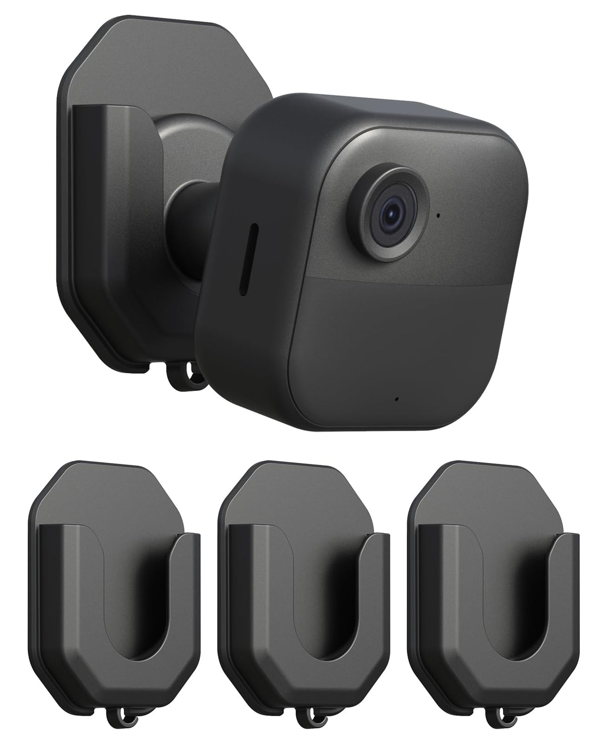 3 Pack Blink Camera No Drill No Screws Wall Mount Bracket for Blink Outdoor 4/Outdoor 2K+/Mini /Mini 2K+ /Indoor Camera, HBV Adhesive Mount