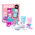 GUI GUI Slime Kit Shimmer Deluxe 2-Pack, Iridescent Slimes | Includes Shimmer & Crystal Pearl slimes, Pearl Bead Booster, Glow-Up sachets; slime kit for girls ages 6+