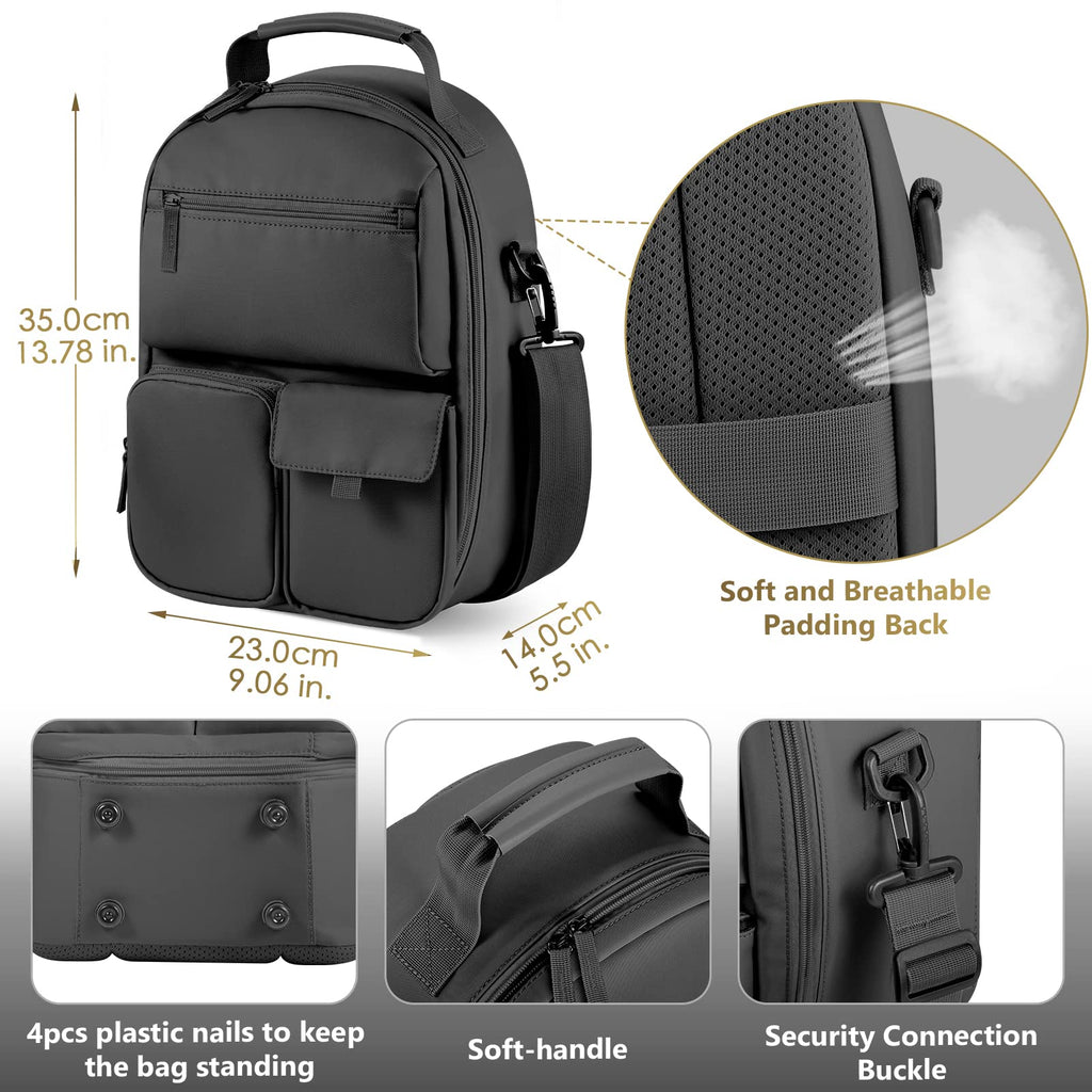 FOREGOER Carrying Case for Meta Quest 3/Quest 3S/Oculus Quest 2, Hard Travel Storage Case Compatible with Oculus Quest 3 Headset, Quest Pro, Touch Controllers Accessories, VR All-in-One Gaming Headset
