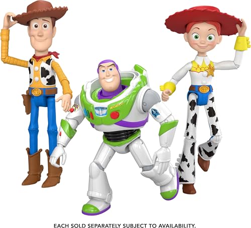 ​Mattel Disney and Pixar Toy Story 5 Buzz Lightyear Action Figure | 7-inch Playscale, 1 Key Character, 8+ Posable Joints, Movie-Accurate Design