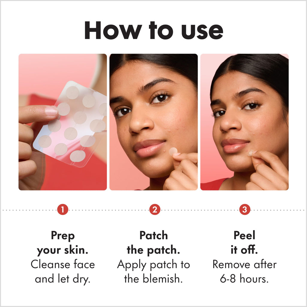Mighty Patch Hero Cosmetics Original Nighttime Acne Pimple Patches, 36 Ct | #1 Hydrocolloid Acne Patches, Shrinking Zits & Whiteheads in 1 Use, Spot Treatment, Pimple Stickers for Face