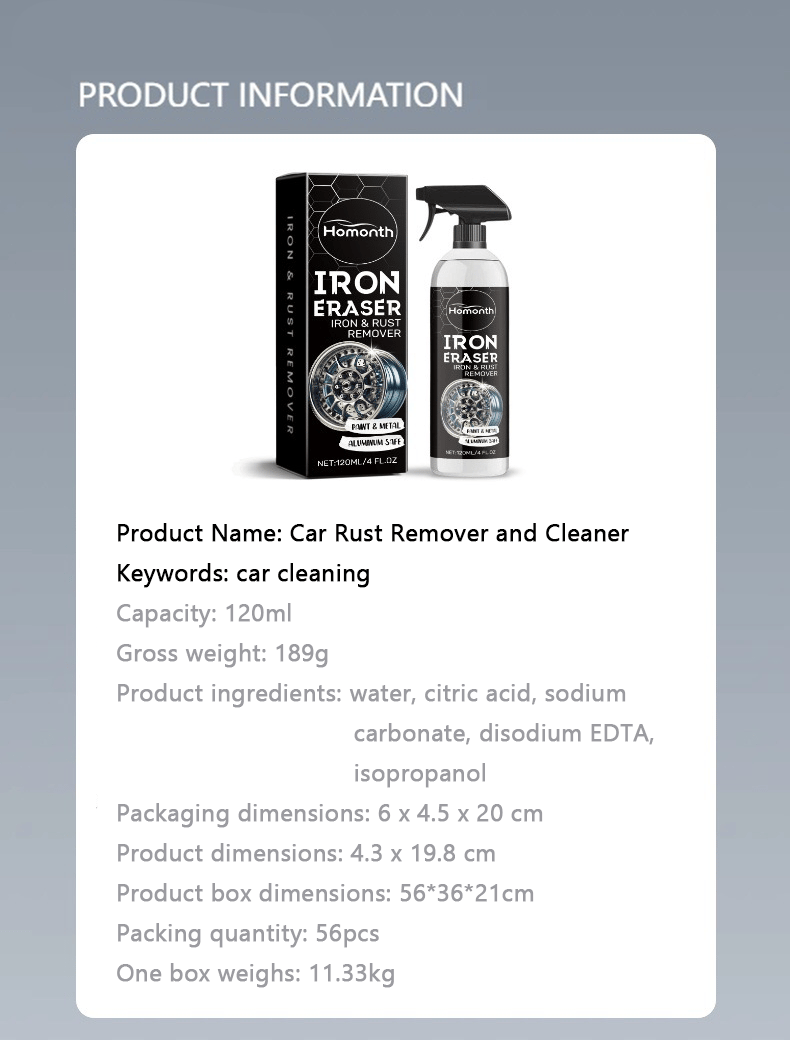 Professional Grade Car Rust & Iron Remover
