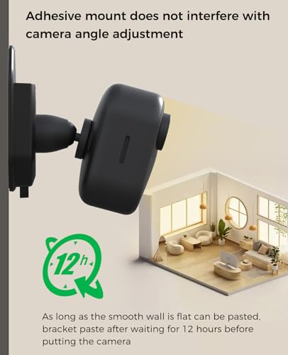 3 Pack Blink Camera No Drill No Screws Wall Mount Bracket for Blink Outdoor 4/Outdoor 2K+/Mini /Mini 2K+ /Indoor Camera, HBV Adhesive Mount