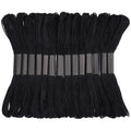 14 Skeins Embroidery Floss, Black Embroidery Thread, Friendship Bracelet String, Cross Stitch for DIY Making
