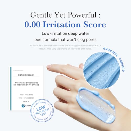 medicube Facial Cleanser Zero Pore Capsule Foam Cleanser | Daily Gentle Face Wash for Pore, Blackhead & Skin Texture Care, AHA BHA PHA for Deep Cleansing, Korean Skincare, 4.23 oz