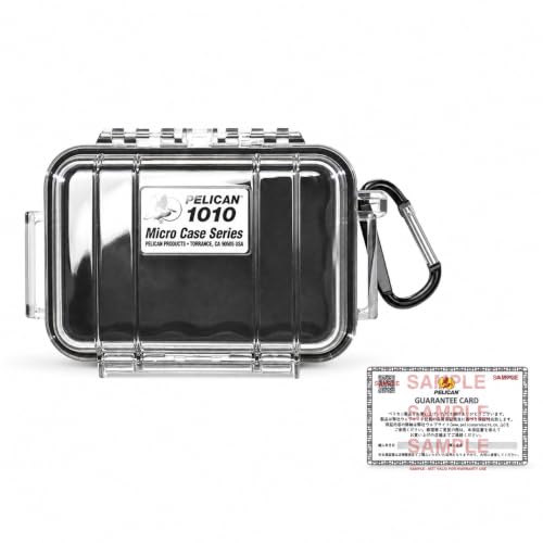 Pelican 1010 Micro Case (Black/Clear)
