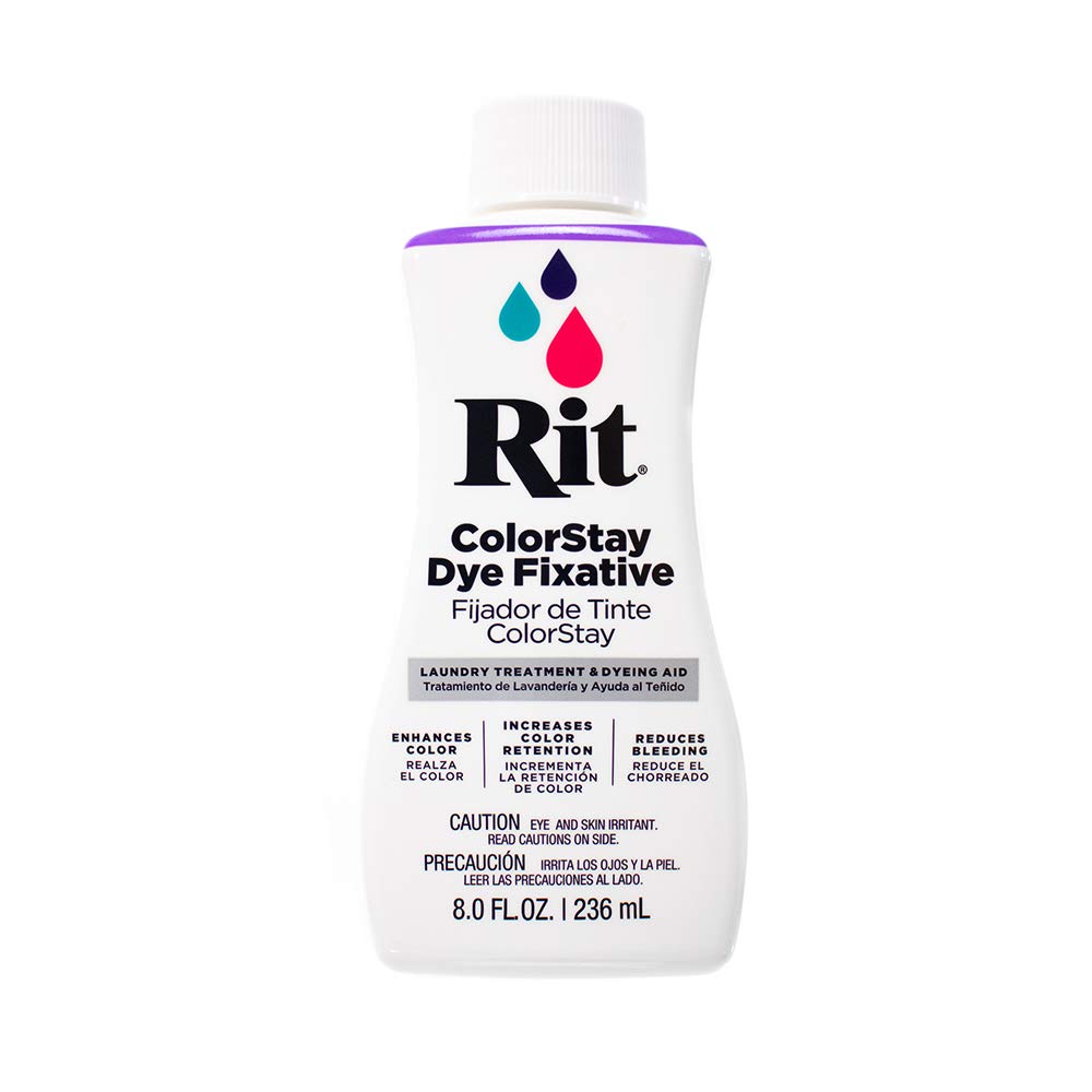 Rit Dye – 8 Oz. Liquid Fabric Dye for Clothing, Décor, and Crafts – Fixative Dye (1 Pack)