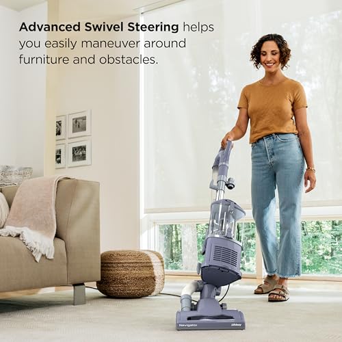Shark Navigator Lift-Away Upright Vacuum Cleaner, HEPA, Lavender, NV352 | Carpet, Area Rug & Hard Floor Cleaning, XL Dust Cup, Lightweight with Swivel Steering, Crevice Tool & Wide Upholstery Tool​