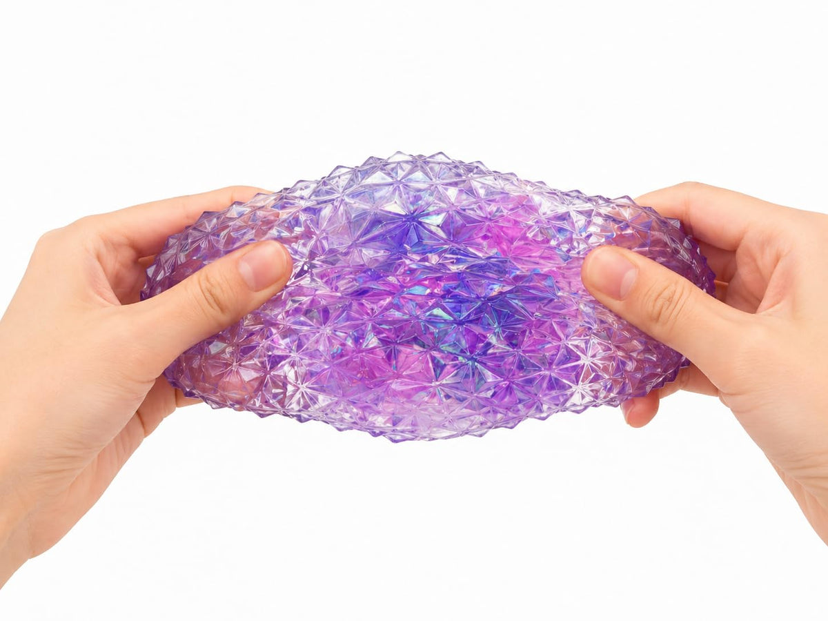J’Adore 3 Pack Squishy Toys for Kids, Sensory Stress Relief Toys Set, Fun Cube, Gum Droppable & Spiky Orb, Soft Squeeze Fidget Toys for Toddlers Ages 3+, Party Favors & Gifts