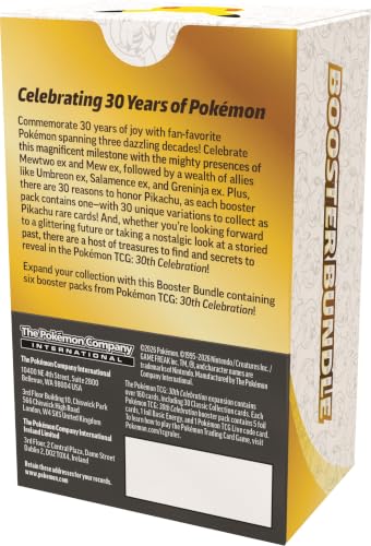 Pokémon TCG: 30th Celebration Booster Bundle