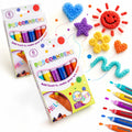 Sklight Popcorn Pens Puffy, 12PCS 3D Bubble Popcorn Drawing Pens | Heat-Activated Magic Puff Pens, Raised Texture for 3D Art, DIY Crafts, Card Making & Scrapbooking