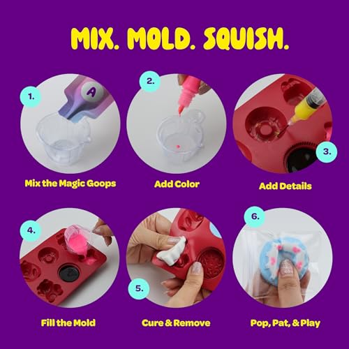 Taba Squishy Making Kit for Kids - Squishies Craft Kits - Gifts for Girls | Kids Crafts - 6 7 8 9 10 11 12 Year Old Girl Birthday Gift - Kids Crafts - Arts and Crafts for Kid for 8-12 - Toys for Girls