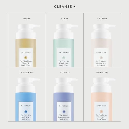 Naturium The Glow Getter Multi-Oil Body Wash, 16.9 fl oz | Nourishing Gentle Cleanser, Dissolves Impurities, Hydrating Base Protects Essential Moisture, for All Skin Types