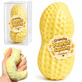 Crunchy Peanut Squishy Toys, Squeeze Fidget Toys for Stress Anxiety Relief | Peanut Squishy Crunchy Realistic Food Shaped Stress Balls, Soft Slow Rising Squishy Party Favors Birthday Gifts Adults Kids