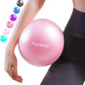 kisnbld 9 Inch Pilates Ball, Small Exercise Ball for Core &Physical Therapy | Anti-burst Slip Resistant Mini Yoga Pilates Equipment for Stability,Stretching, Rehab & Workout at Home Gym & Office