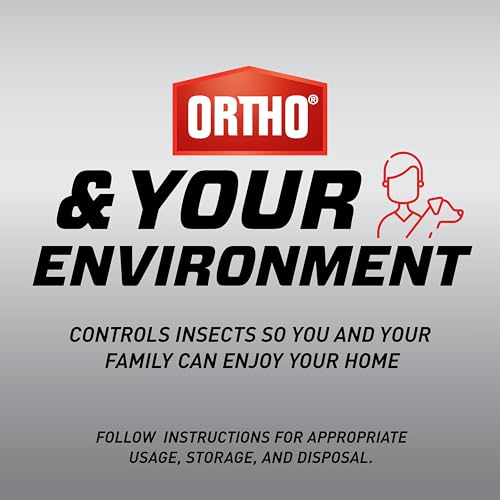 Ortho Home Defense Max Indoor Insect Barrier, Wand, 1 gal. | Ready-To-Use Home Bug Killer with Extended Reach Comfort Wand, Kills Ants, Roaches, Spiders, Fleas and Ticks