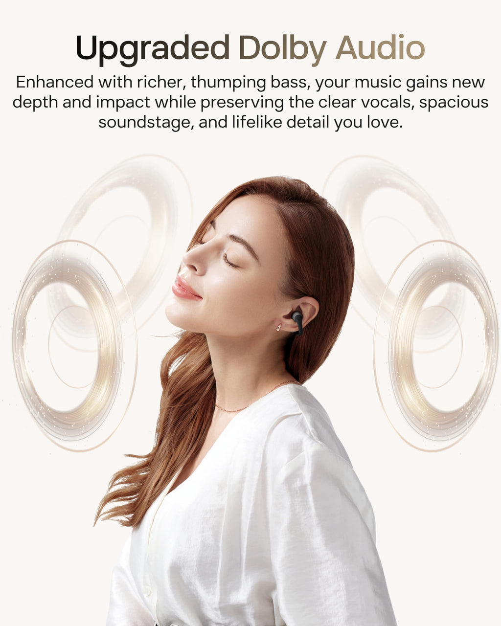 SHOKZ OpenDots 2 Open-Ear Clip-On Earbuds, Black, Dolby Audio, 3 Mics | Rich bass with Dolby Audio; 3-mic clear calls; 40H listening; IP57; Bluetooth 6.1; Travel/City walk/Commuting/Yoga/Pilates