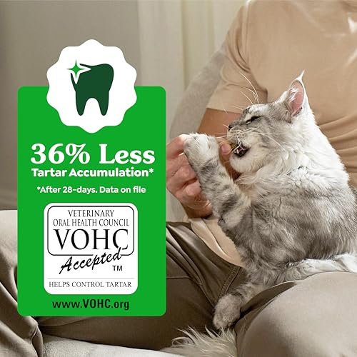 Greenies Feline Natural Dental Cat Treats, Roasted Chicken Flavor, 9.75 oz | #1 vet-recommended, clinically-proven oral care, cleans teeth and freshens breath, cleans to gumline, natural ingredients