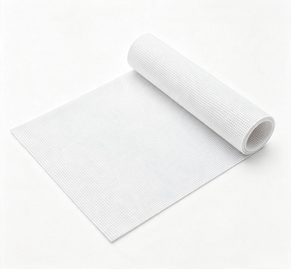 Needlepoint Canvas 13 Mesh 20"x18" White Cotton Blank for Embroidery | White cotton 13 mesh needlepoint canvas, stiffened even weave, holds stitches for embroidery, cross-stitch, needlework.